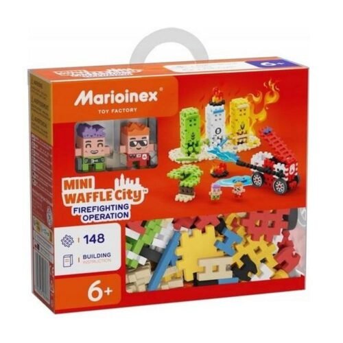 Mini Waffle City 280 elementów Remiza Strażacka