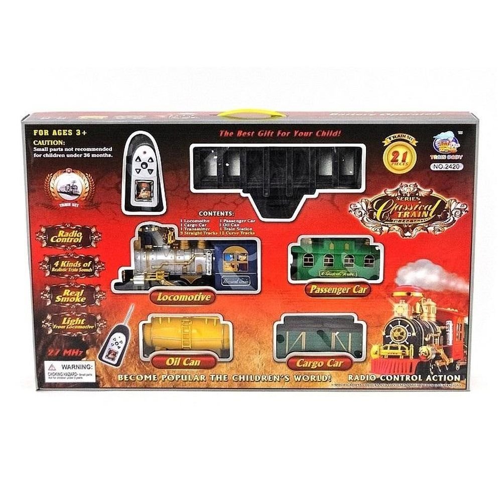 Kolejka zdalnie sterowana z funkcją pary