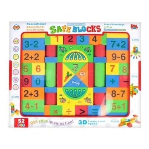 Klocki piankowe 52szt