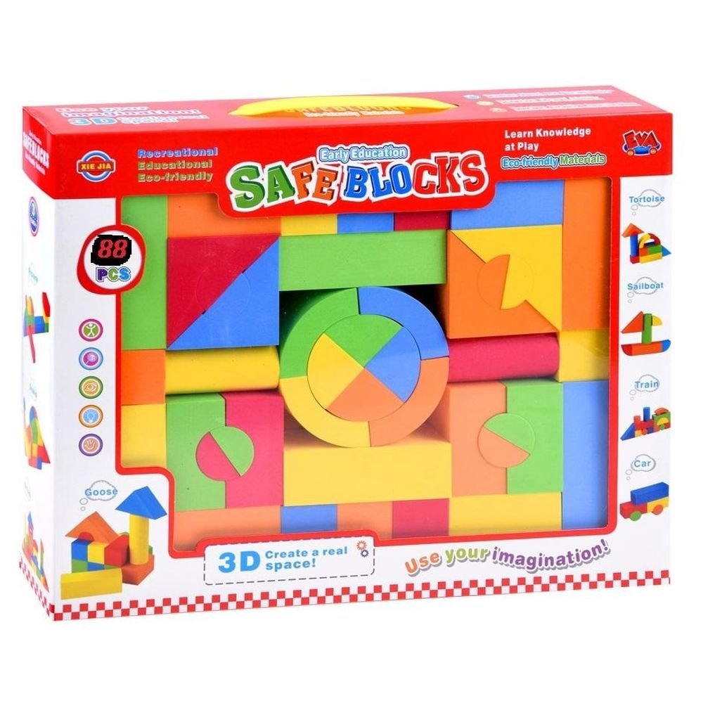 Klocki piankowe 88szt