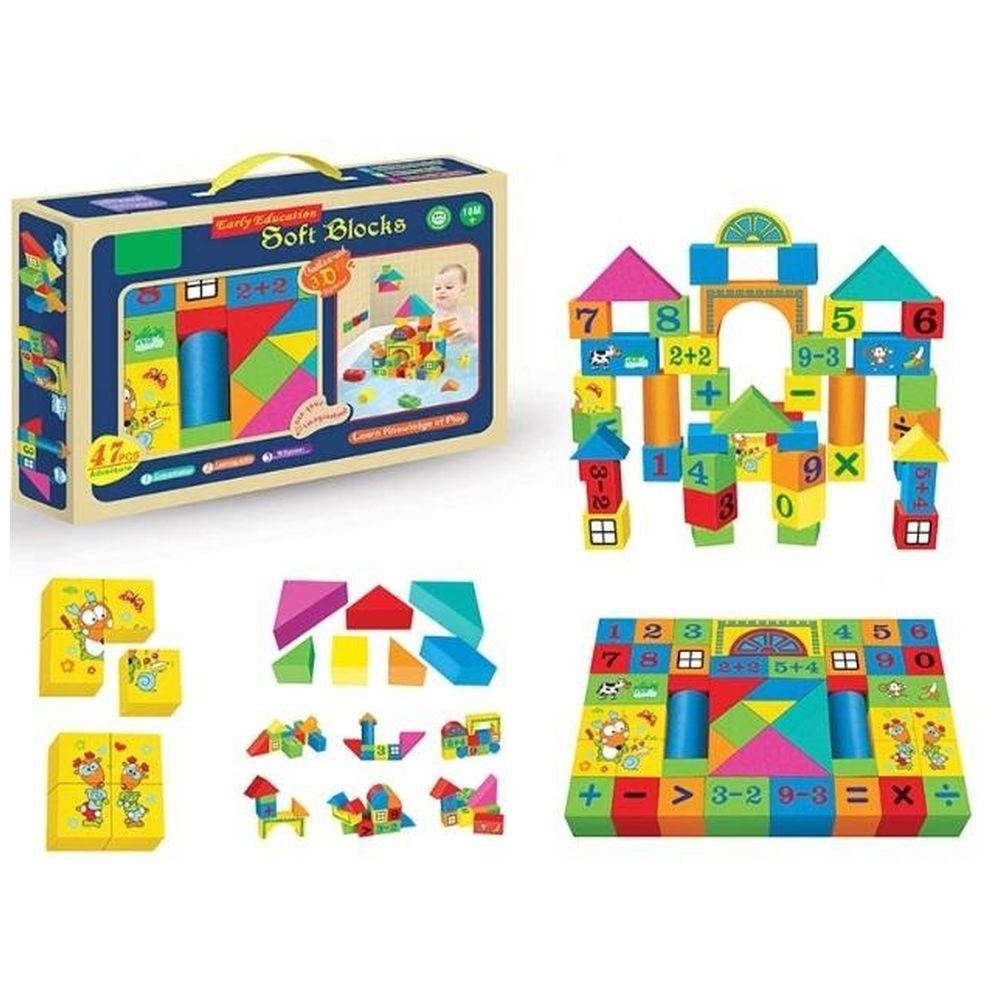 Klocki piankowe 47szt