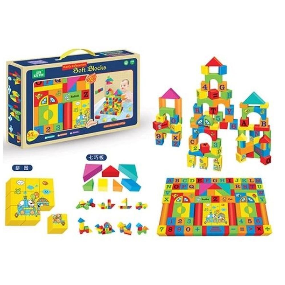 Klocki piankowe 93szt