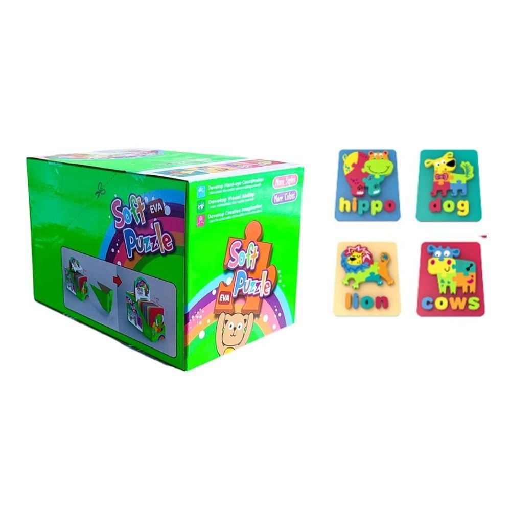 Puzzle piankowe 3D (12szt)