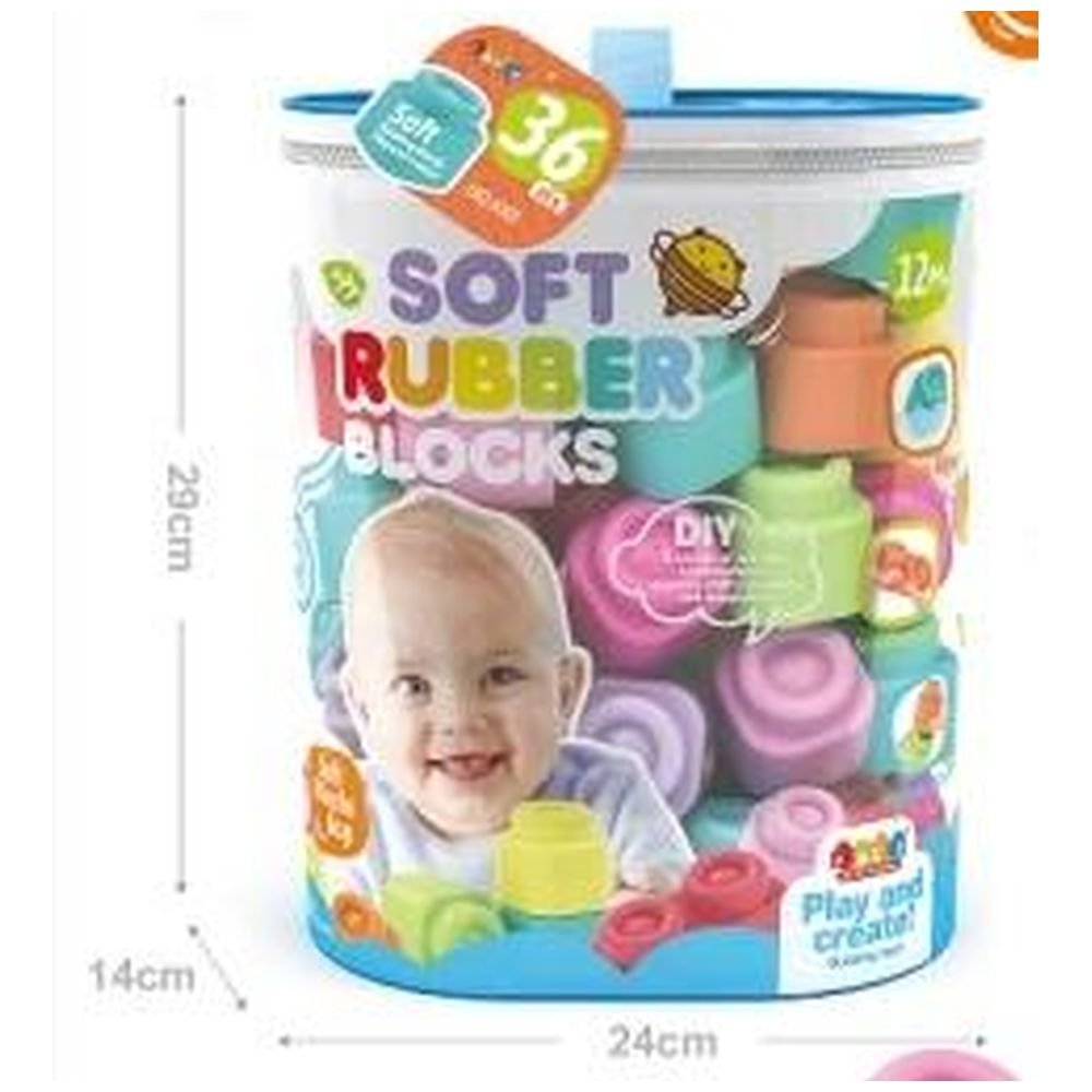 Klocki miękkie 36szt