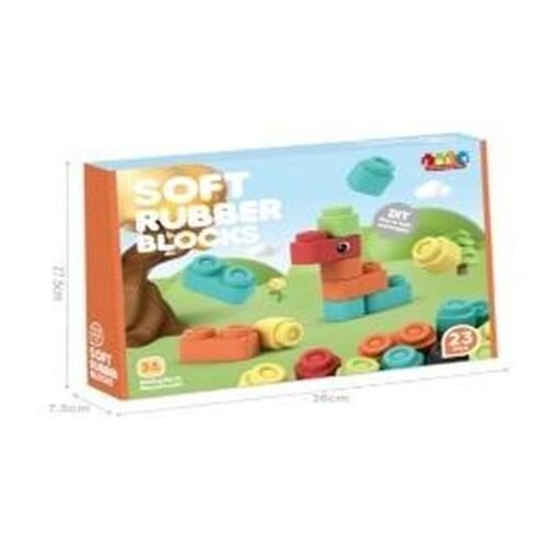 Klocki miękkie 23szt