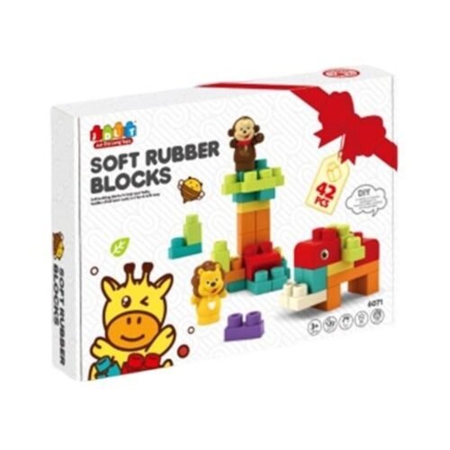 Klocki miękkie 42szt