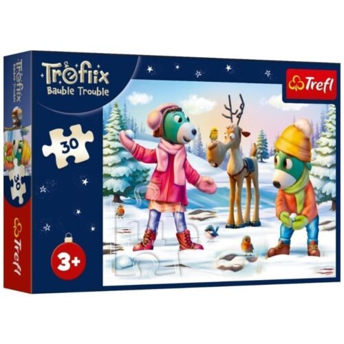 Puzzle 30 Świąteczny czas Trefilków TREFL