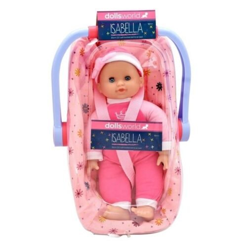Dolls World Lalka Isabella w nosidełku 30cm