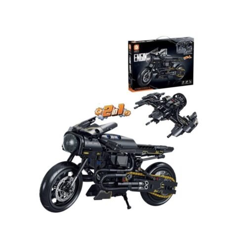 Klocki konstrukcyjne 2w1 Motocykl 571el