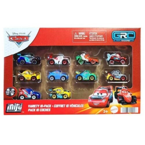 Cars Auta Mikroauta 10-pak HXY65