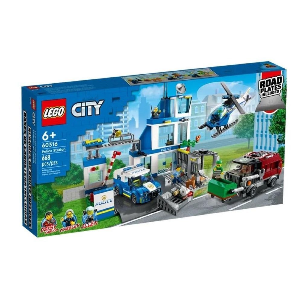 LEGO(R) CITY 60316 (3szt) Posterunek policji
