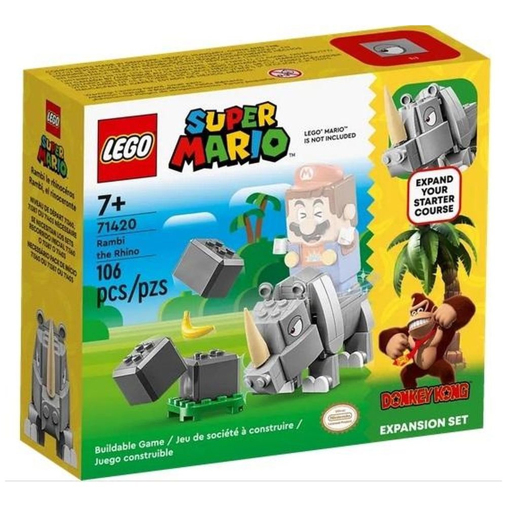 LEGO(R) SUPER MARIO 71420 (4szt) Nosorożec Rambi