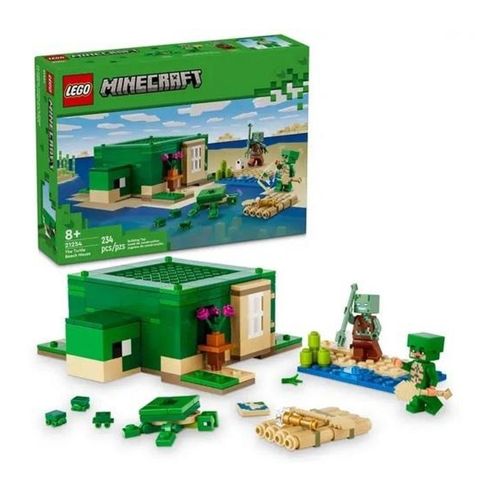 LEGO(R) MINECRAFT 21254 (6szt) Domek na plaży żółwi