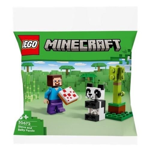 LEGO(R) MINECRAFT 30672 (30szt) Steve i mala panda