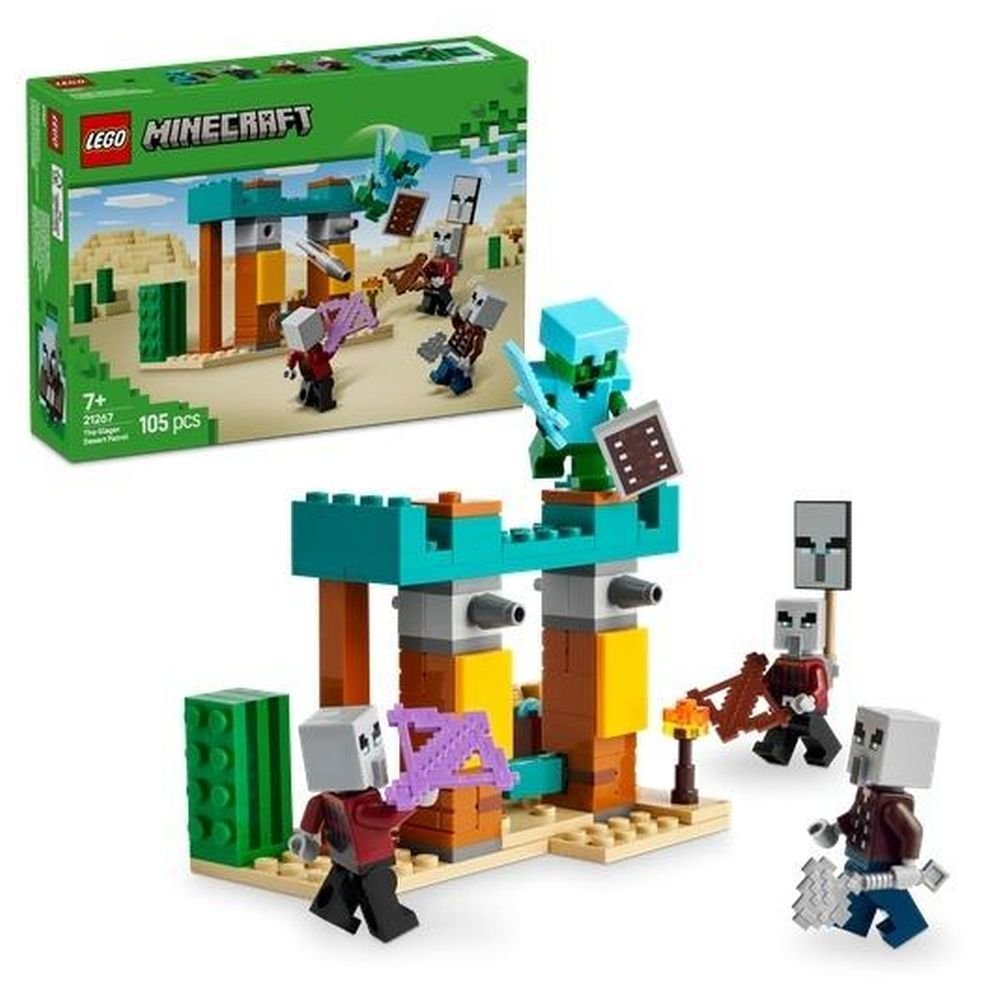 LEGO(R) MINECRAFT 21267 (4szt) Pustynny patrol złosa
