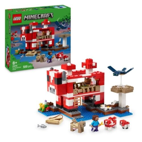 LEGO(R) MINECRAFT 21270 (3szt) Dom grzybowej krowy