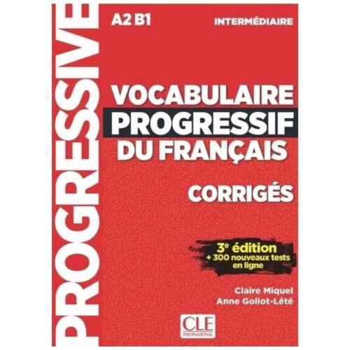 Vocabulaire progressif... klucz ed.3 A2/B1
