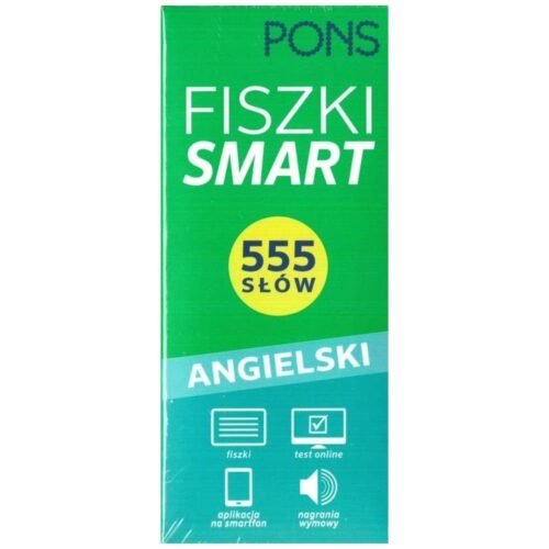 Fiszki Smart 555 słów. Angielski w.2022