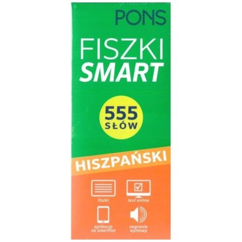 Fiszki Smart 555 słów. Hiszpański w.2022