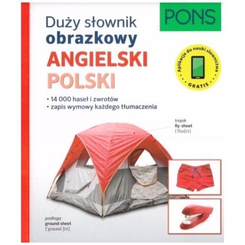 Duży słownik obrazkowy Angielski PONS