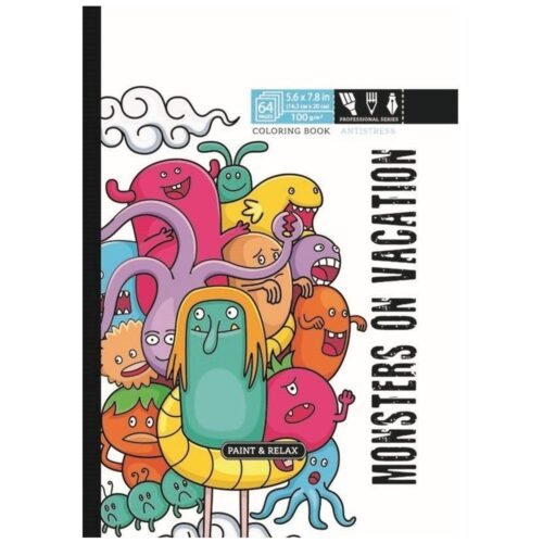 Kolorowanka antystresowa 143x200 32 Monsters