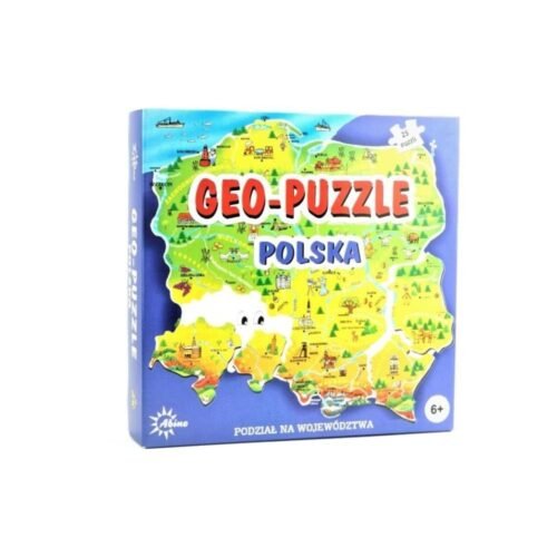 Puzzle geograficzne Polska ABINO