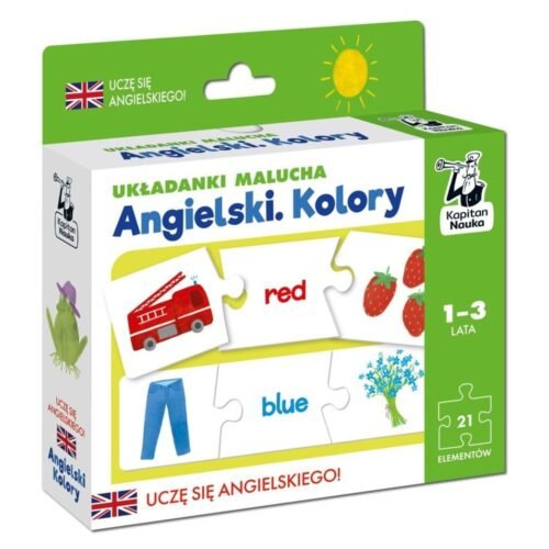 Kapitan nauka Angielski Kolory 1-3 lat