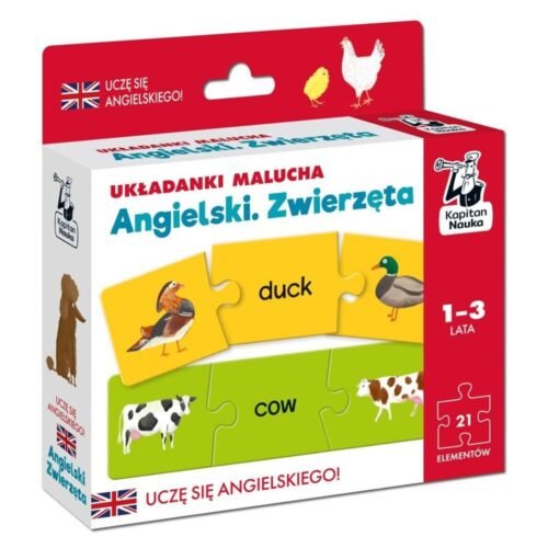 Kapitan nauka Angielski Zwierzęta 1-3 lata