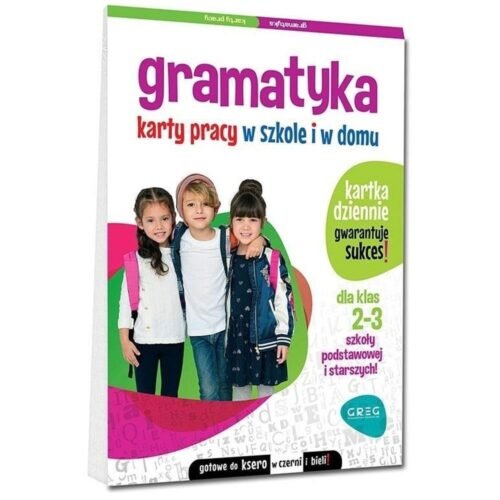 Gramatyka. Karty pracy w szkole i w domu SP 2-3