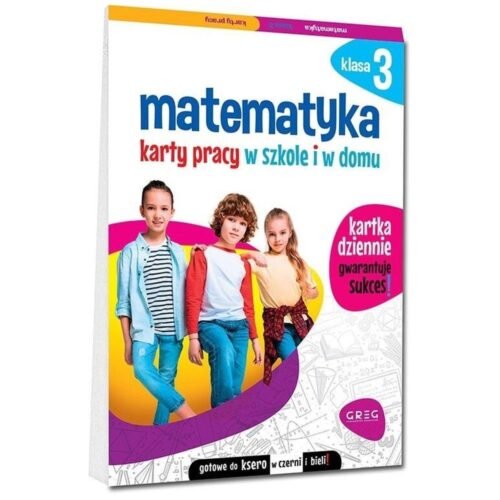 Matematyka SP 3 Karty pracy w szkole i w domu