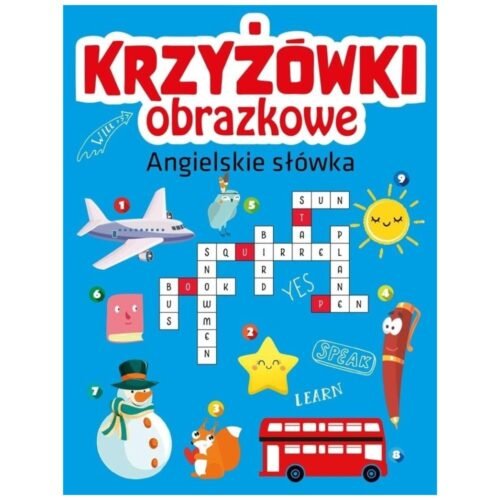 Krzyżówki obrazkowe. Angielskie słówka