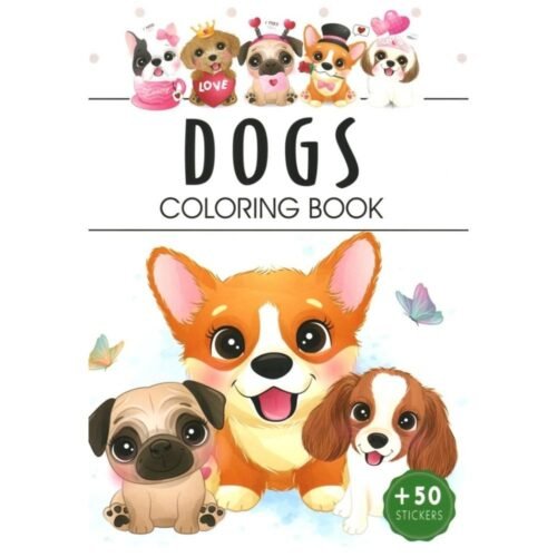 Dogs. Coloring book