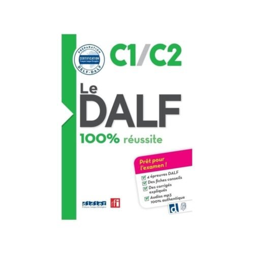 DALF 100% reussite C1/C2 książka + app