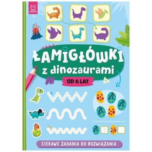 Łamigłówki z dinozaurami. Ciekawe zadania do rozwi