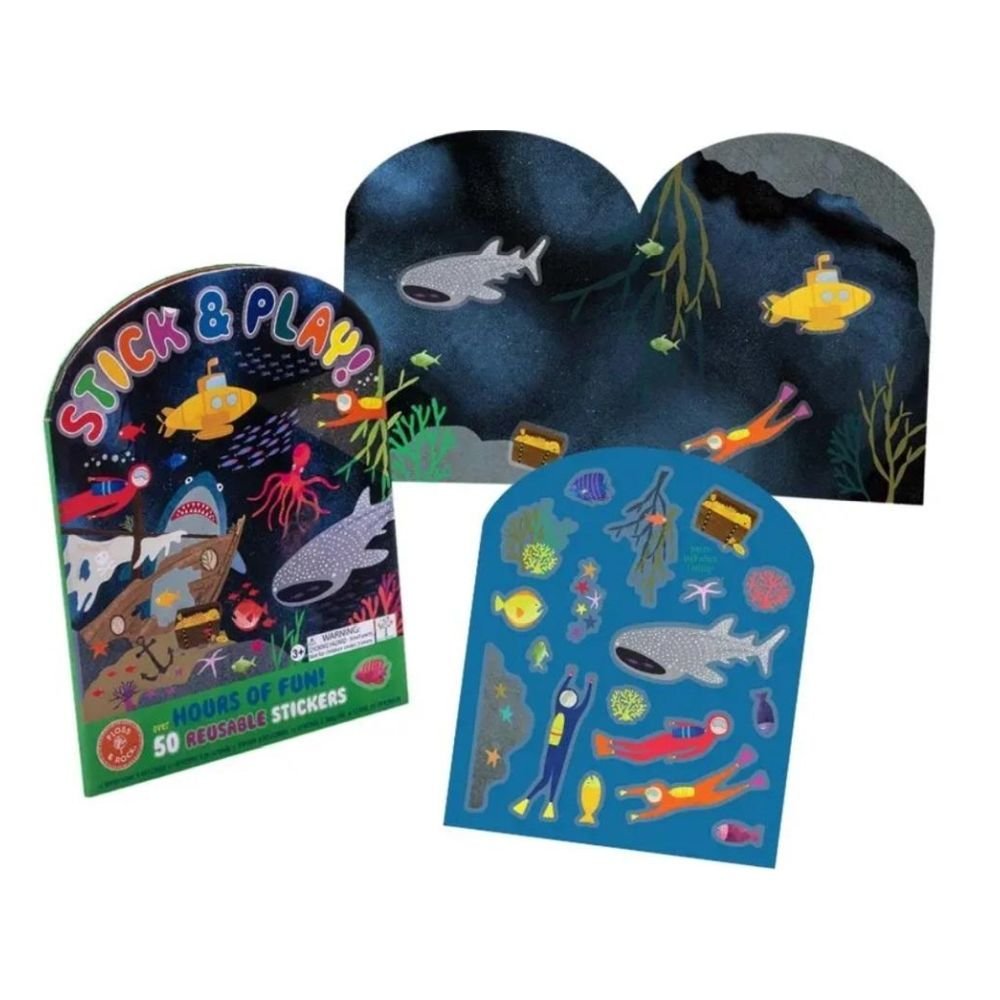 Naklejki wielokrotnego użytku podwodny świat