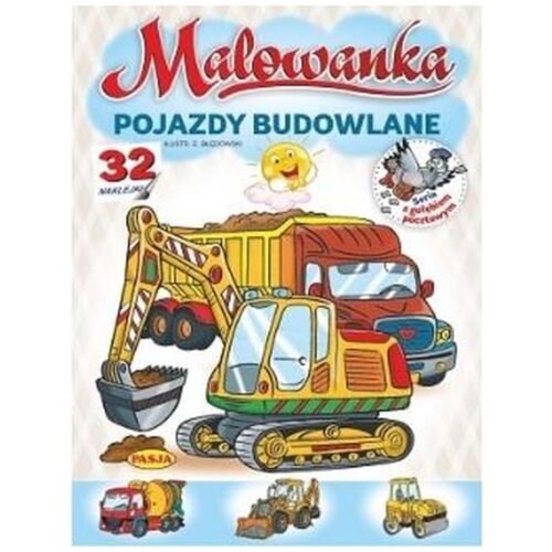 Malowanka - Pojazdy budowlane