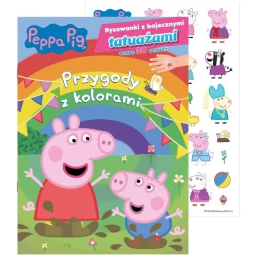 Peppa Pig. Rysowanki z bajecznymi tatuażami cz.1