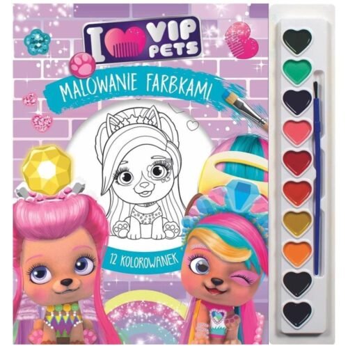 Malowanie farbkami. I love VIP Pets