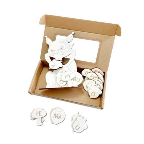 Sylabowe zwierzaki - wiewiórka sylabowa