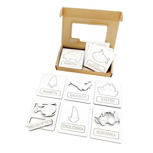 Układanka tematyczna - środki transportu