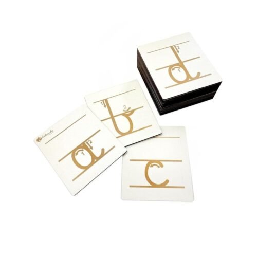 Alfabet do nauki pisania - małe litery