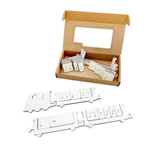 Takty ćwierćnutowe w metrum 3/4 Pociąg muzyczny