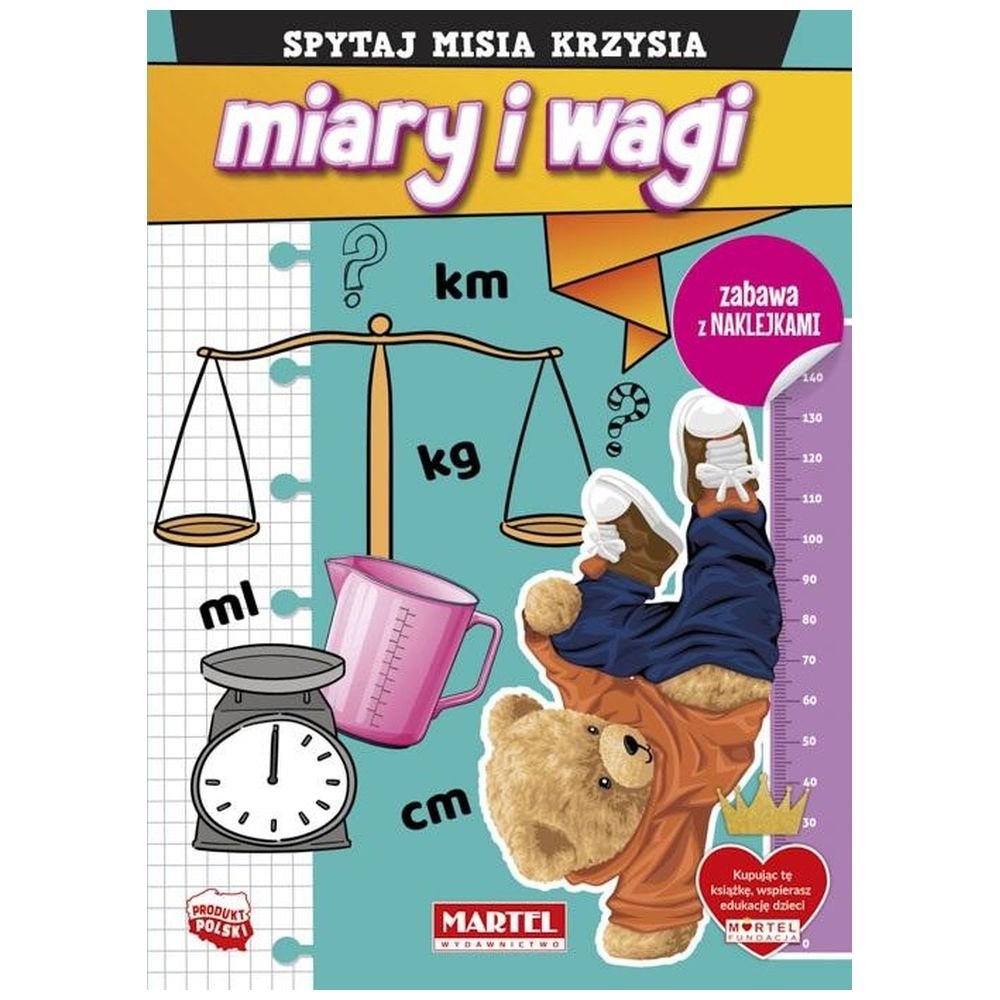 Spytaj Misia Krzysia. Miary i wagi z naklejkami