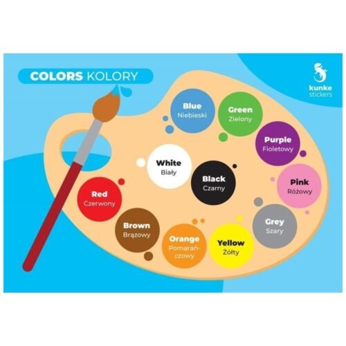 Fiszki do języka angielskiego - Kolory 3szt