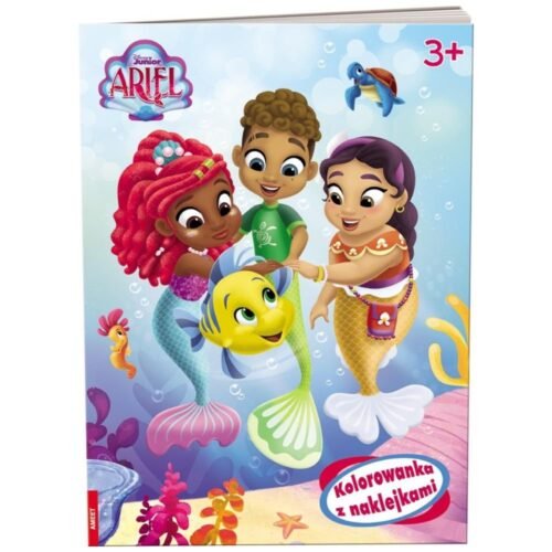 Disney. Ariel. Kolorowanka z Naklejkami
