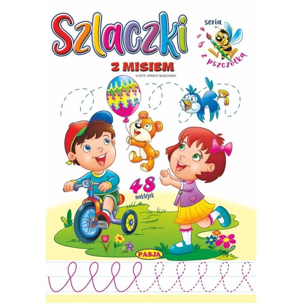 Szlaczki z misiem