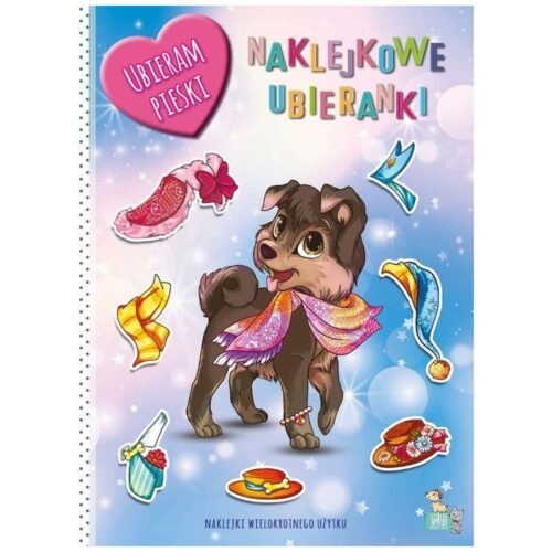 Naklejkowe ubieranki. Pieski