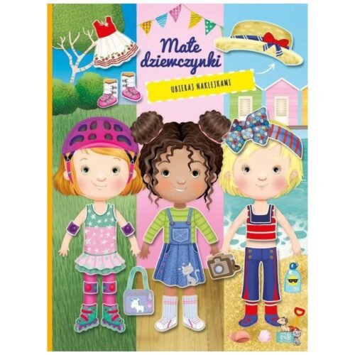 Książeczka z naklejkami. Małe dziewczynki