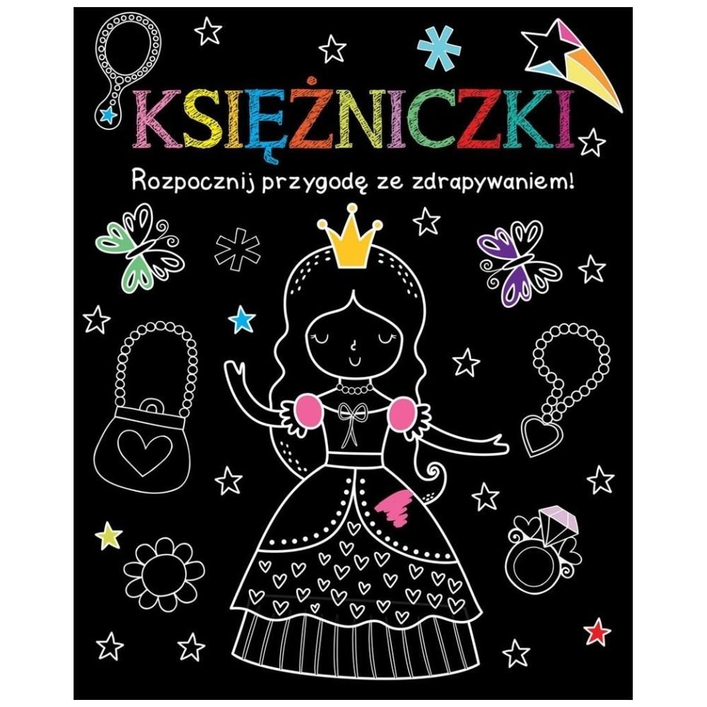 Rozpocznij przygodę ze zdrapywaniem! Księżniczki