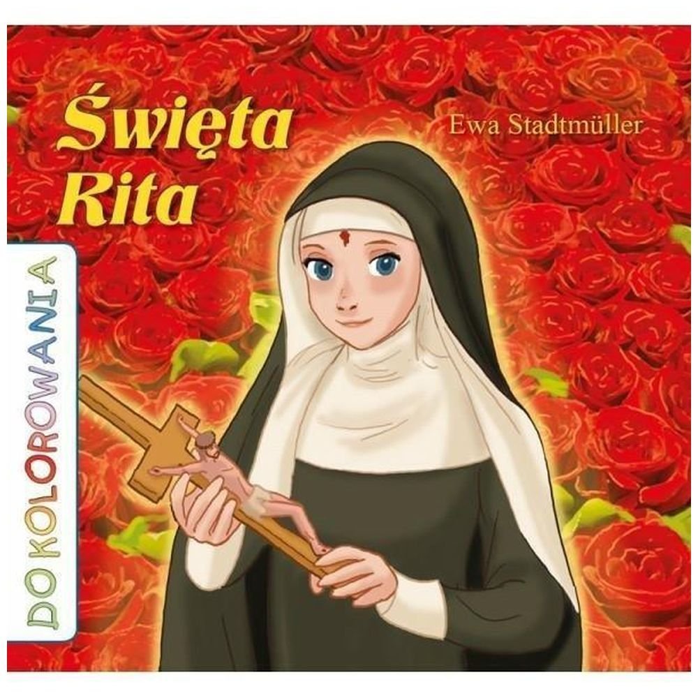 Święta Rita - kolorowanka
